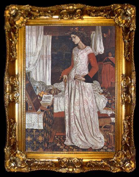 framed  Morris, William Queen Guinevere (mk22), ta009-2